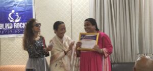 Providing certificate for Ms. Blind Rocker